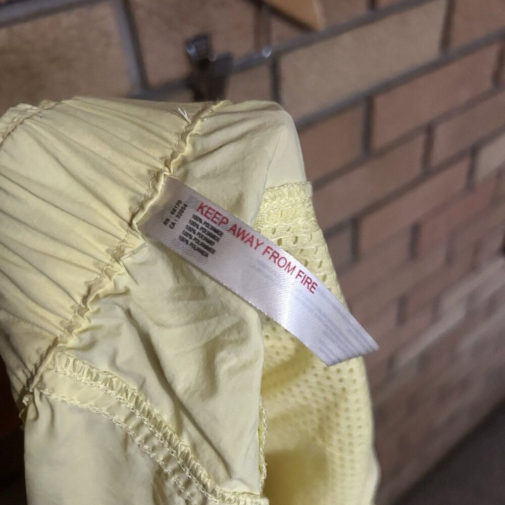 NWT Free People FP Movement Women's In The Wild Shorts Glow Yellow Size Medium - Picture 5 of 6